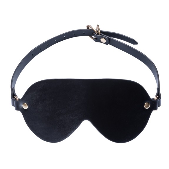 KIT BONDAGE 6 PEZZI NERO ELEGANTE CON DETTAGLI ORO E ROSSI ACCESSORI REGOLABILI