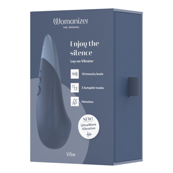 WOMANIZER VIBE VIBRATORE PER CLITORIDE SEX TOY USB SILENZIOSO