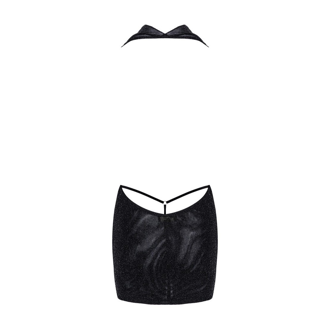 MINI ABITO SEXY PER DONNA SCOLLATO IN LUREX IN...