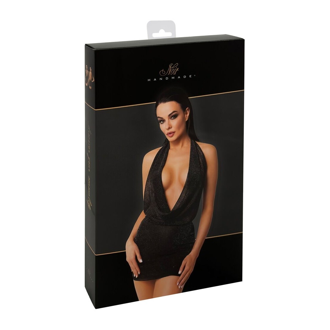 MINI ABITO SEXY PER DONNA SCOLLATO IN LUREX IN...