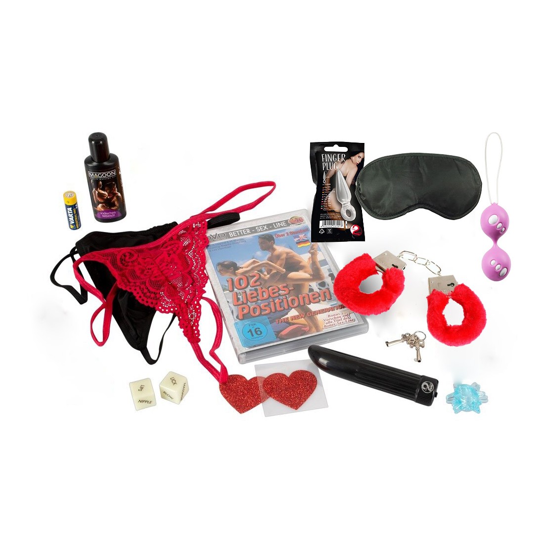 LOVE BOX: KIT DEL PIACERE PER GIOCHI DI COPPIA...