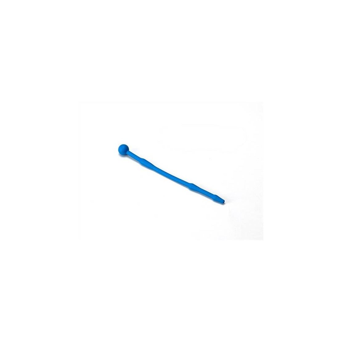 SONDA URETRALE IN SILICONE 18.42 CM FORATA BLU    