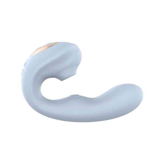 VIBRATORE PER PUNTO G CON TAPPING E SUCCHIA CLITORIDE AMANDA