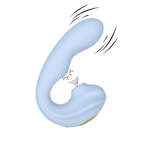 VIBRATORE PER PUNTO G CON TAPPING E SUCCHIA CLITORIDE AMANDA