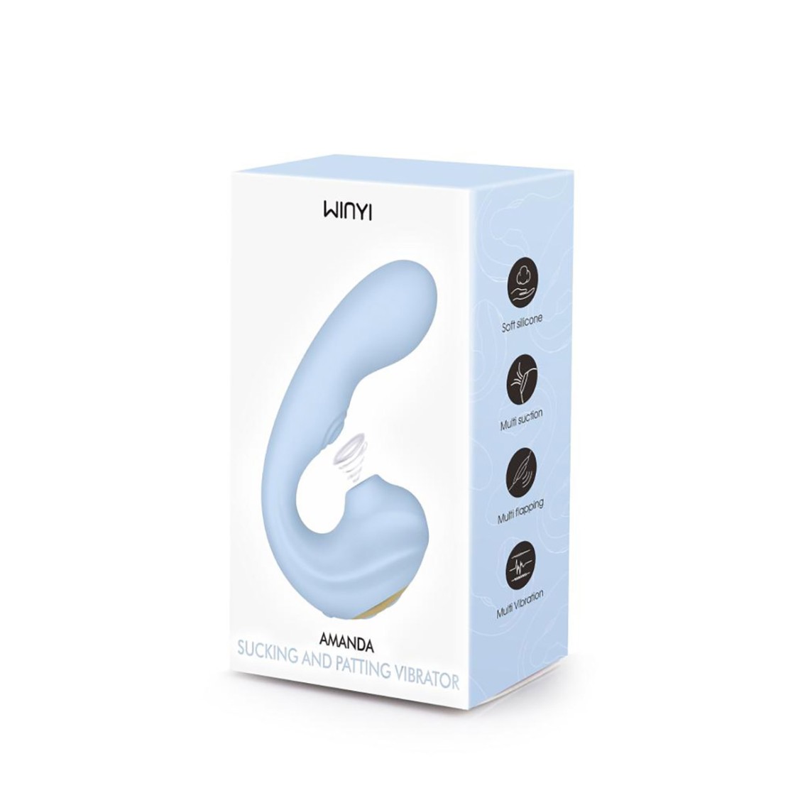 VIBRATORE PER PUNTO G CON TAPPING E SUCCHIA...