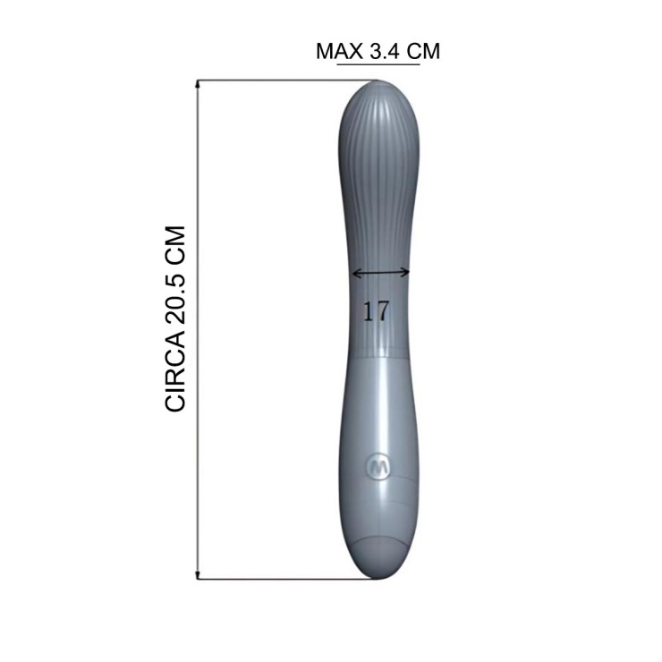 VIBRATORE VAGINALE PER PUNTO G RICARICABILE FLEXI G-SPOT 2