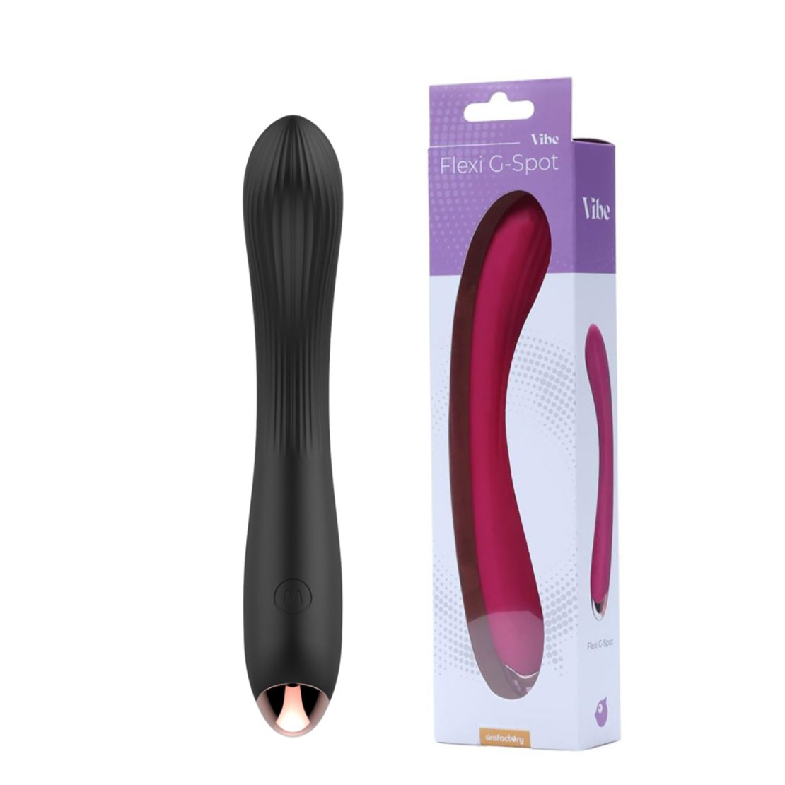 VIBRATORE VAGINALE PER PUNTO G RICARICABILE...