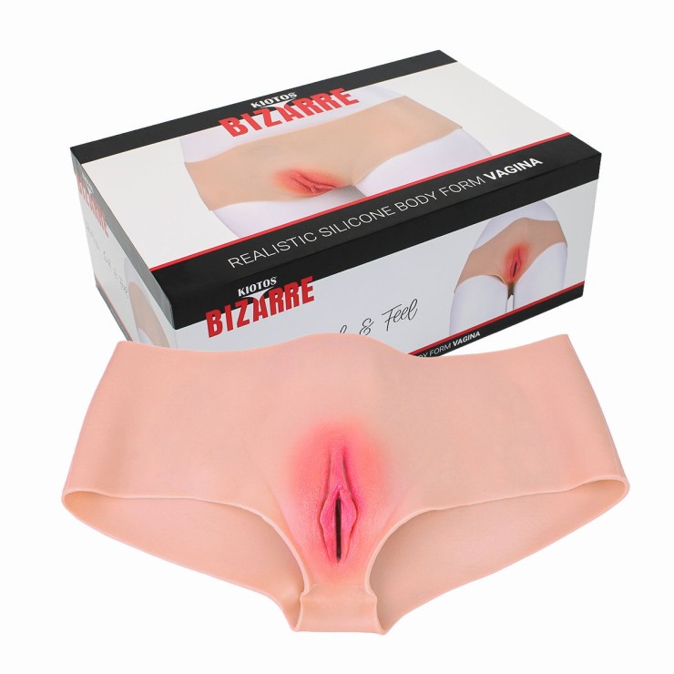 PROTESI MUTANDA IN SILICONE A FORMA DI VAGINA CON ANO...
