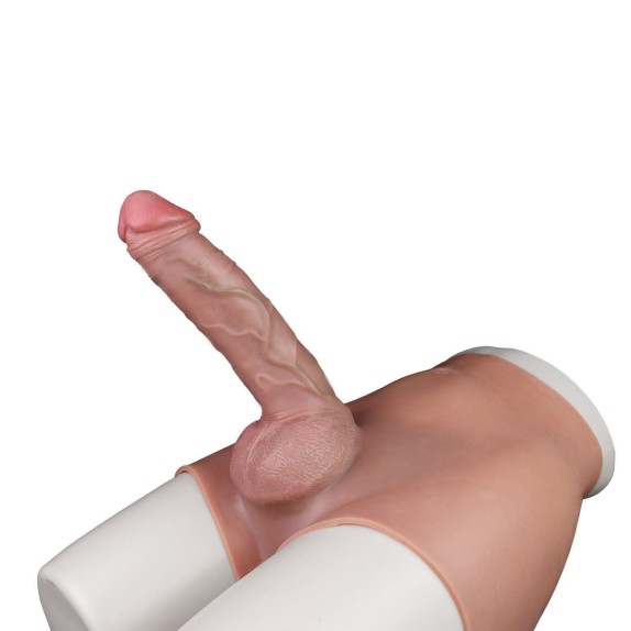 MUTANDA REALISTICA A VITA ALTA IN SILICONE INDOSSABILE CON PENE