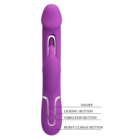 copy of RABBIT 2-IN-1 CON LINGUA PER PUNTO G E VIBRATORE CLITORIDEO CON TURBO