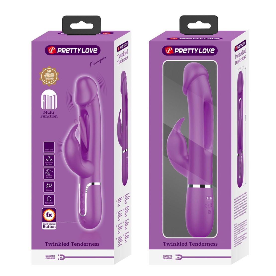 RABBIT 3-IN-1 CON LINGUA PER PUNTO G E...
