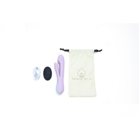 RABBIT VIBRATORE 2 IN 1 CON LINGUETTA PER CLITORIDE ANCHE INSERIBILE YOUNIQUE