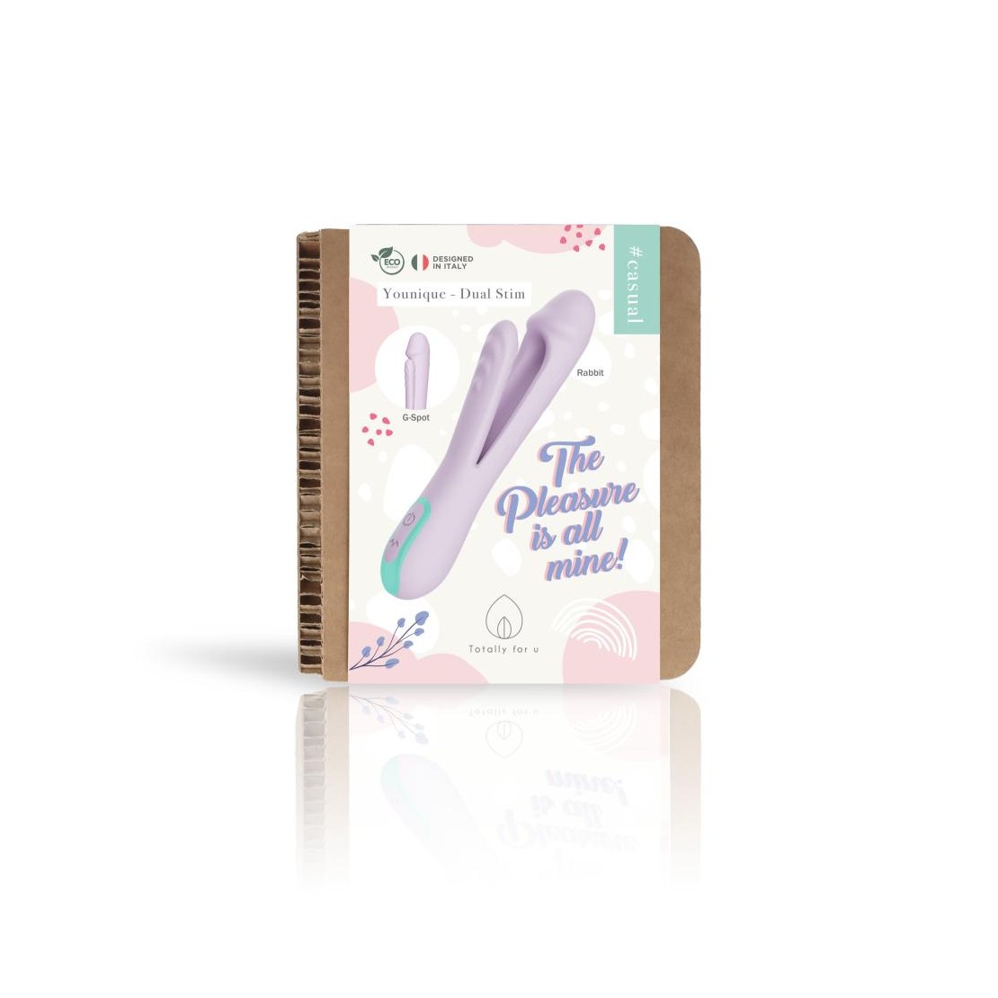 RABBIT VIBRATORE 2 IN 1 CON LINGUETTA PER...