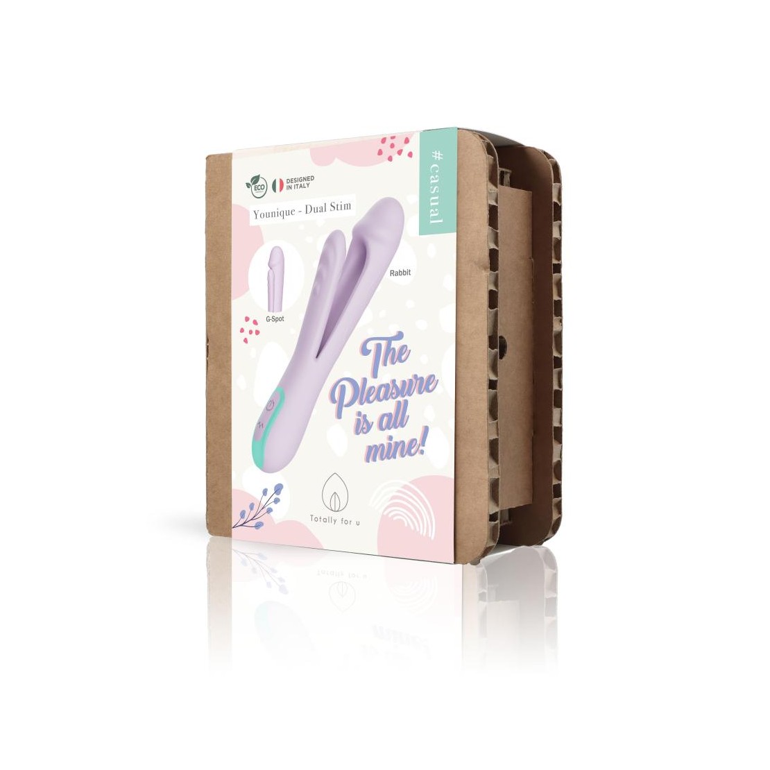 RABBIT VIBRATORE 2 IN 1 CON LINGUETTA PER...
