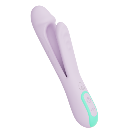 RABBIT VIBRATORE 2 IN 1 CON LINGUETTA PER CLITORIDE ANCHE INSERIBILE YOUNIQUE