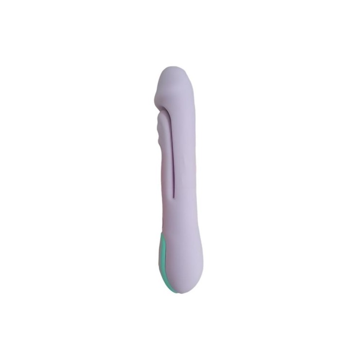 RABBIT VIBRATORE 2 IN 1 CON LINGUETTA PER CLITORIDE ANCHE... 2