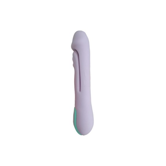 RABBIT VIBRATORE 2 IN 1 CON LINGUETTA PER CLITORIDE ANCHE INSERIBILE YOUNIQUE