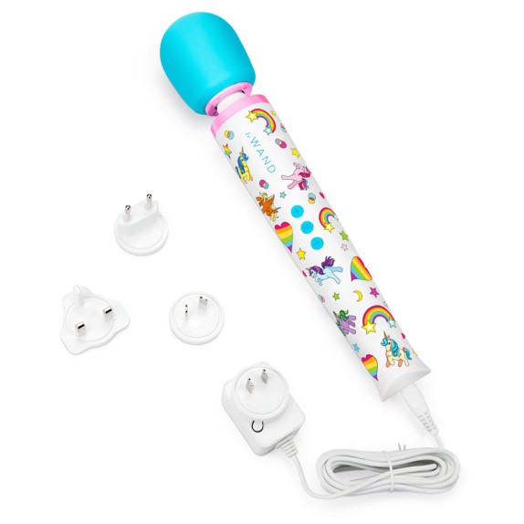 WAND EDIZIONE UNICORNO SET 8 PEZZI CON TESTA PER PENETRAZIONE E ACCESSORI