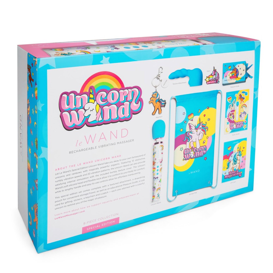 WAND EDIZIONE UNICORNO SET 8 PEZZI CON TESTA...