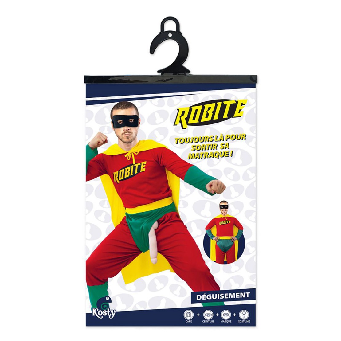 TRAVESTIMENTO COSTUME DA SUPEREROE ROBITE CON...