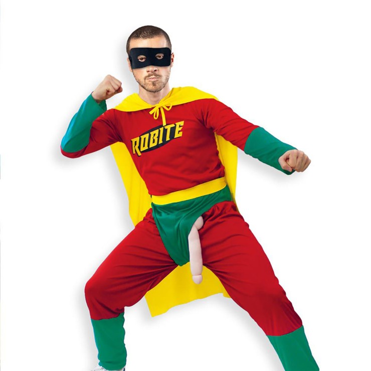 copy of TRAVESTIMENTO COSTUME INTERO DA ROBIN CON PENE E...