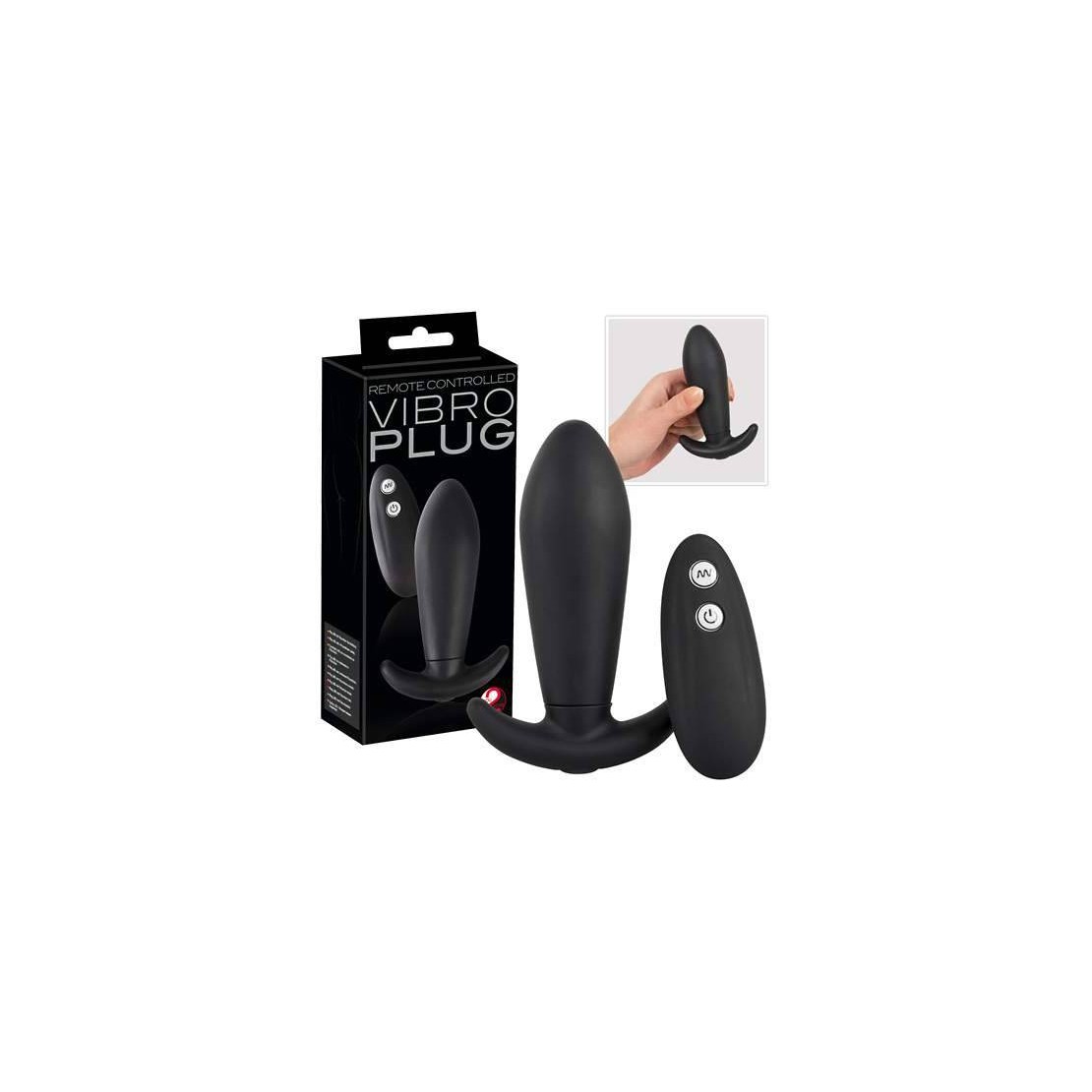 TAPPO ANALE VIBRANTE CON TELECOMANDO SEX TOY IN SILICONE 