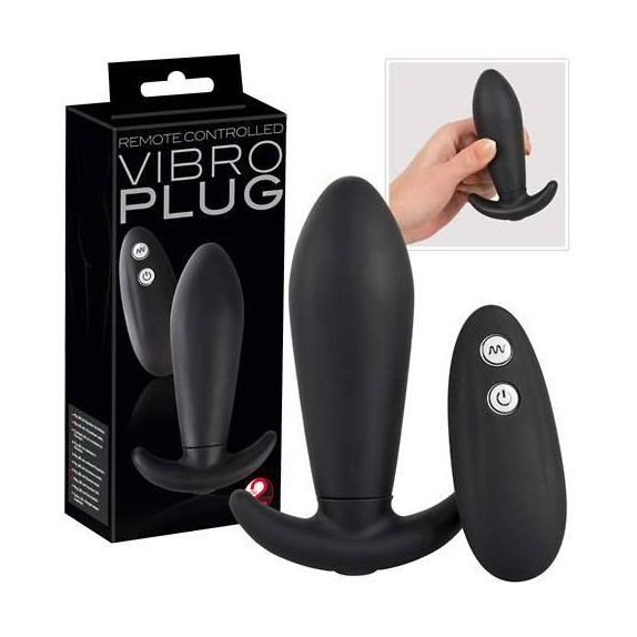 TAPPO ANALE VIBRANTE CON TELECOMANDO SEX TOY IN SILICONE 