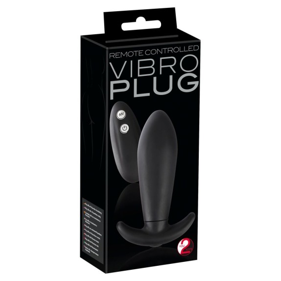 PLUG ANALE VIBRANTE CON TELECOMANDO WIRELESS SEX TOY IN SILICONE
