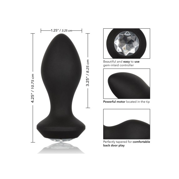 copy of PLUG ANALE VIBRANTE CON GIOIELLO SEX TOY IN SILICONE CRYSTAL PROBE PETITE