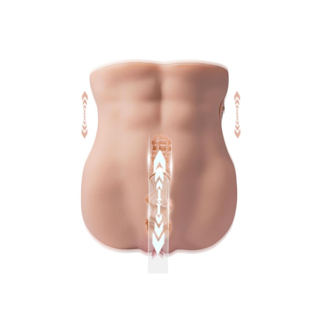 MASTURBATORE REALISTICO DI TORSO MUSCOLOSO DI...