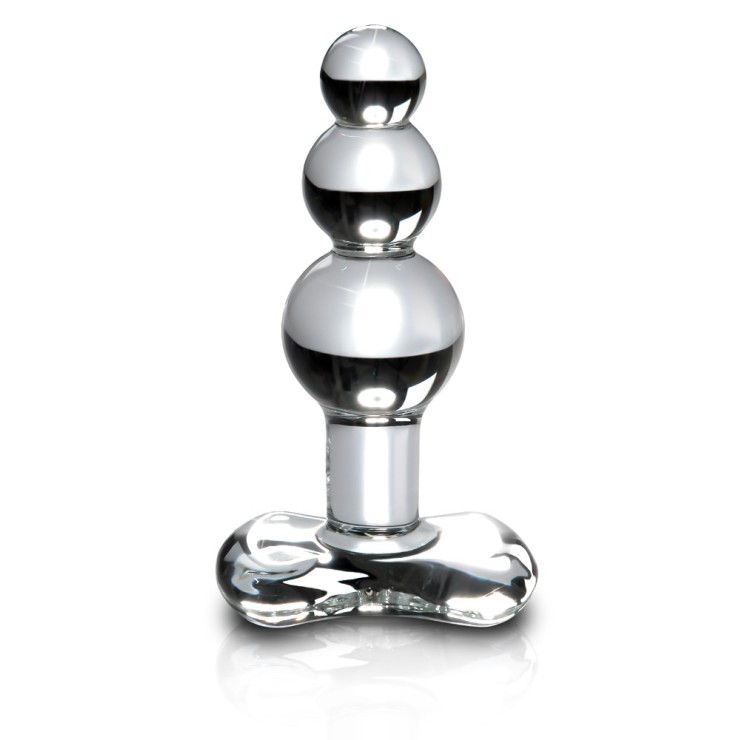 PLUG ANALE CON DESIGN A PALLINE IN VETRO SOFFIATO A MANO... 2