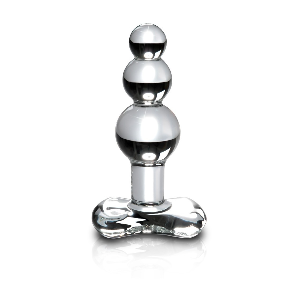 PLUG ANALE CON DESIGN A PALLINE IN VETRO...