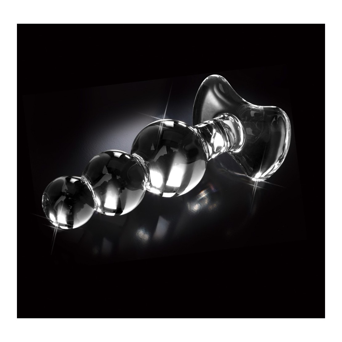 PALLINE ANALI IN VETRO CON BASE