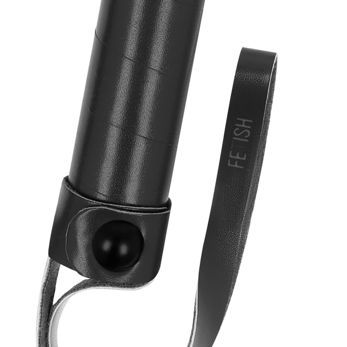 FLOGGER NERO IN PELLE VEGANA FRUSTINO PER...