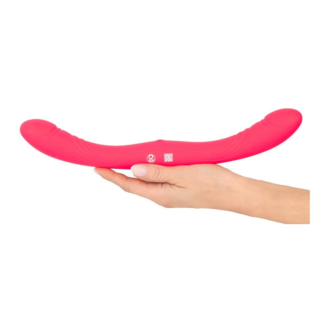 VIBRATORE DOPPIA TESTA RICARICABILE IN SILICONE...