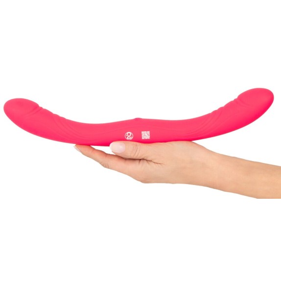VIBRATORE DOPPIA TESTA RICARICABILE IN SILICONE FLESSIBILE
