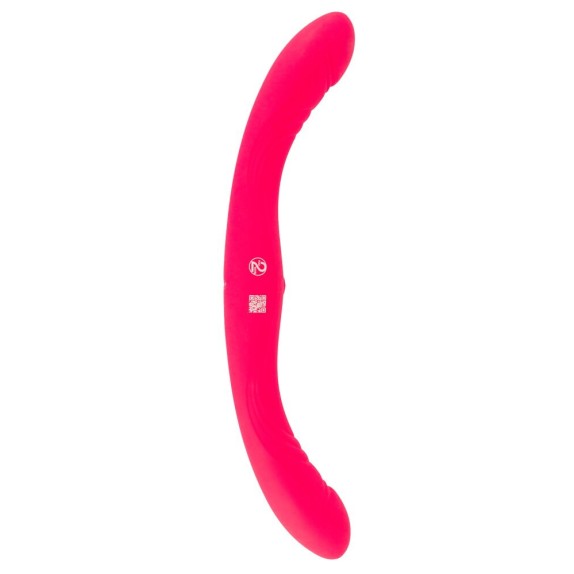 VIBRATORE DOPPIA TESTA RICARICABILE IN SILICONE FLESSIBILE