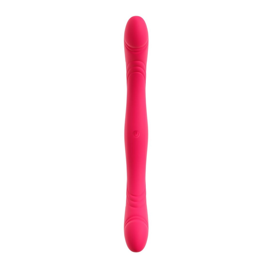 VIBRATORE DOPPIA TESTA RICARICABILE IN SILICONE...