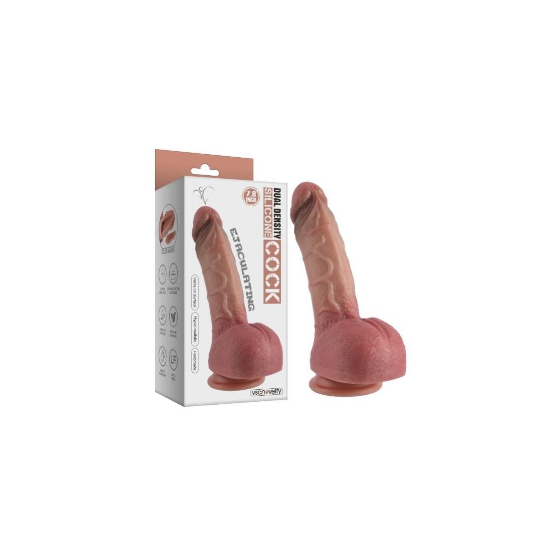 FALLO DILDO REALISTICO EIACULANTE 20 CM IN...