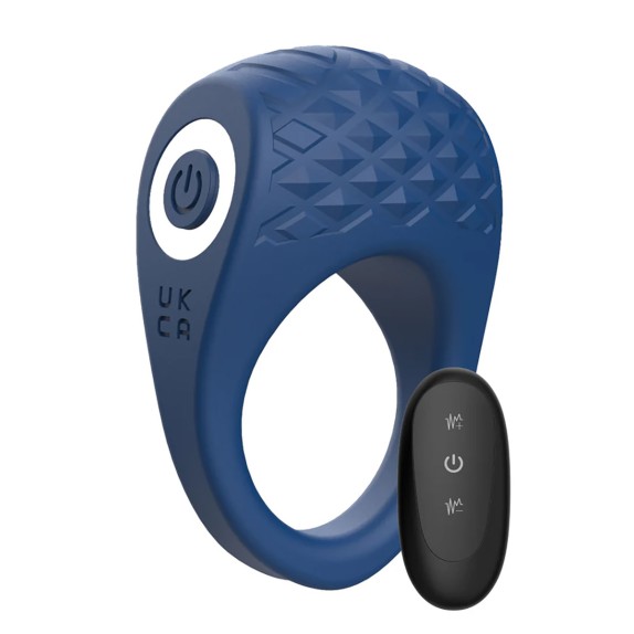 ANELLO VIBRANTE IN SILICONE CON TELECOMANDO CON RILIEVI STIMOLANTI