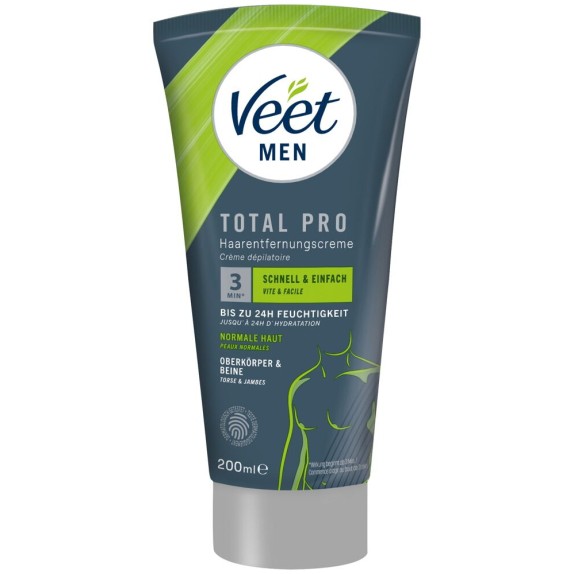 CREMA DEPILATORIA PER UOMO VEET MEN TOTAL PRO LUNGA DURATA