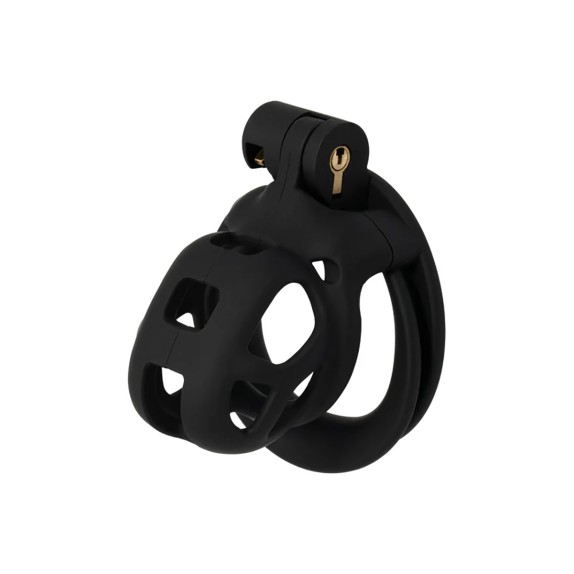 CINTURA DI CASTITÀ PER UOMO X-SHORT NERA O ROSA CON ANELLI