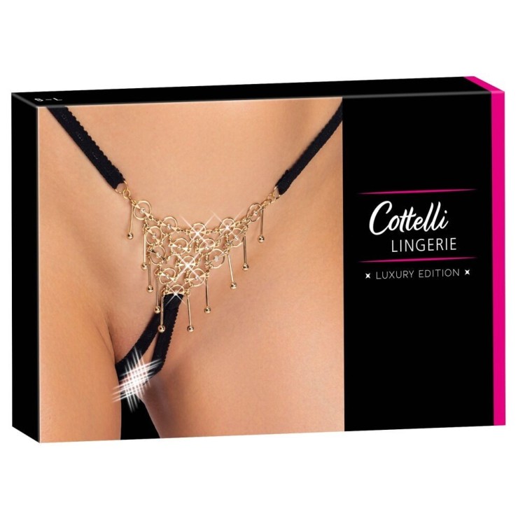 PERIZOMA GIOIELLO APERTO SEXY PER DONNA CON PENDENTI E...