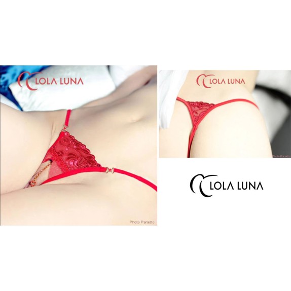 copy of PERIZOMA SEXY ROSSO APERTO ERYNE CON PENDENTE PER DONNA LOLA LUNA