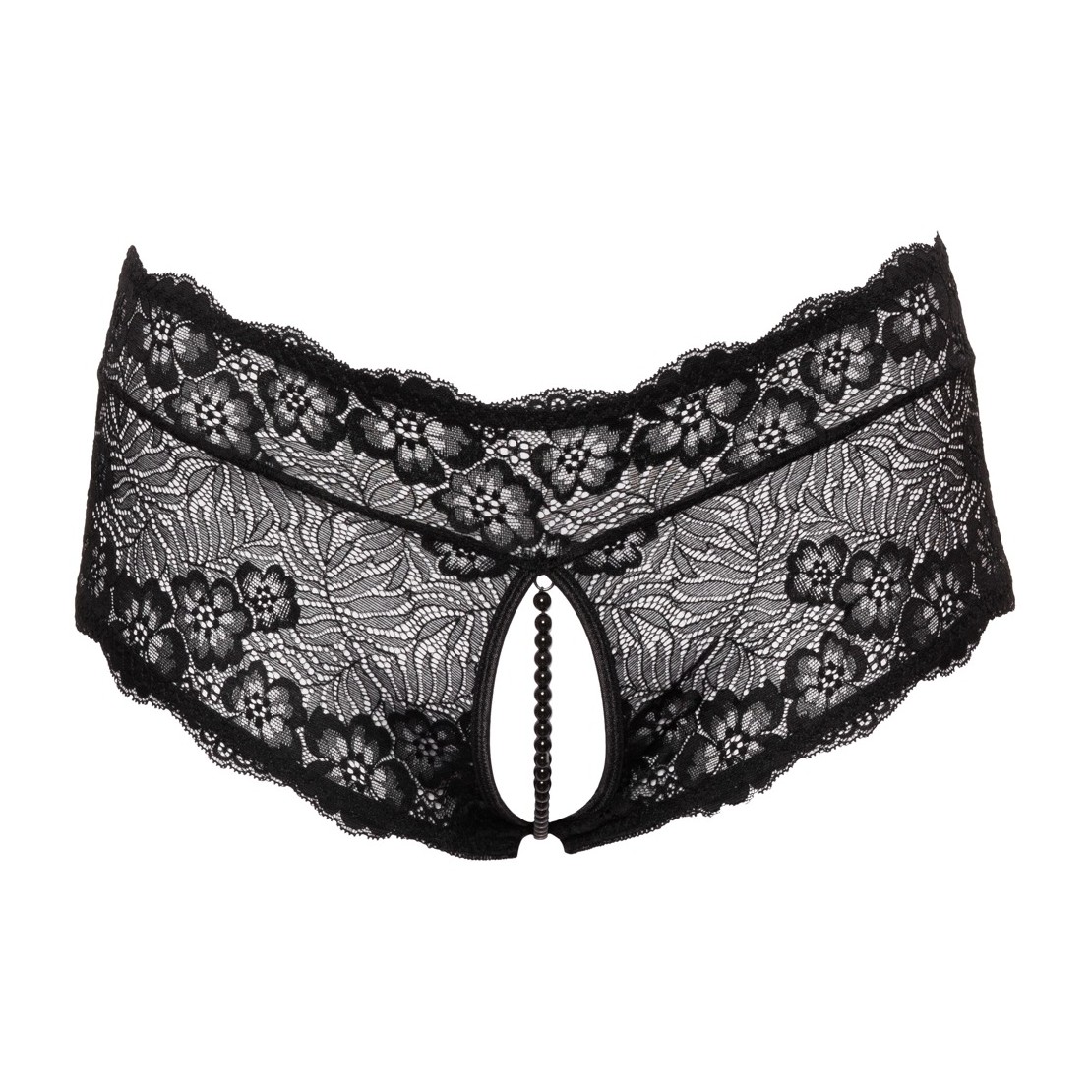 CULOTTE IN PIZZO FLOREALE APERTA SUL CAVALLO E...