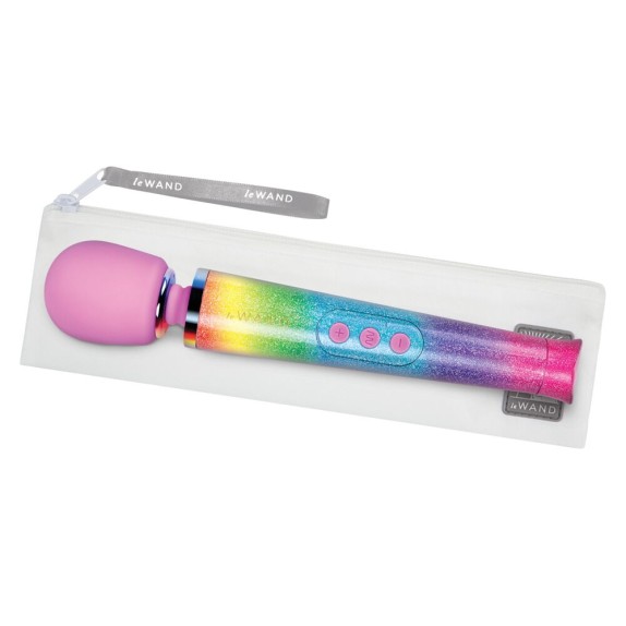LE WAND PETITE ARCOBALENO GLITTER SPECIAL EDITION MASSAGGIATORE CLITORIDEO