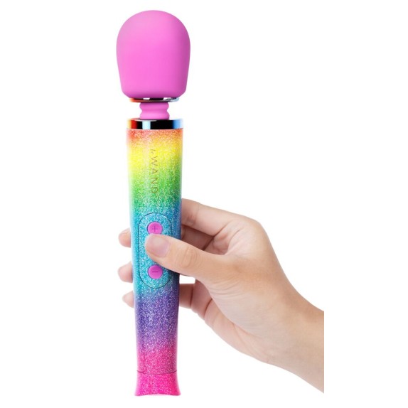LE WAND PETITE ARCOBALENO GLITTER SPECIAL EDITION MASSAGGIATORE CLITORIDEO