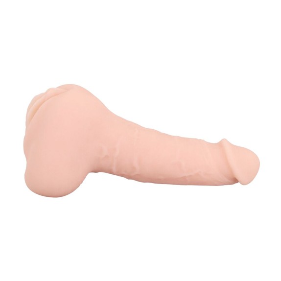 MASTURBATORE REALISTICO 2 IN 1 PROLUNGA DILDO E VAGINA PENETRABILE