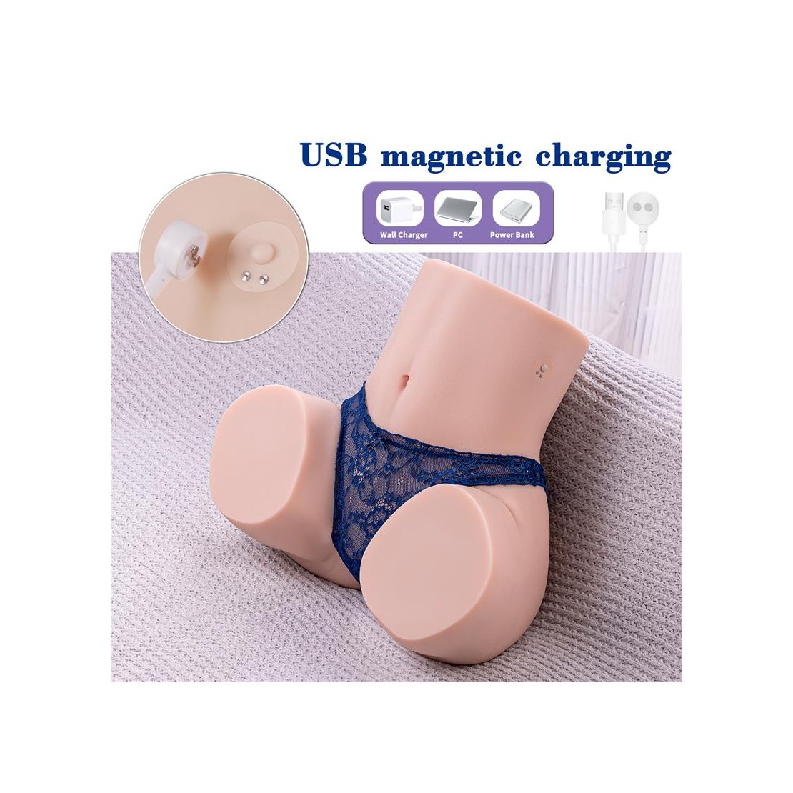 MASTURBATORE BACINO REALISTICO DI DONNA CON...