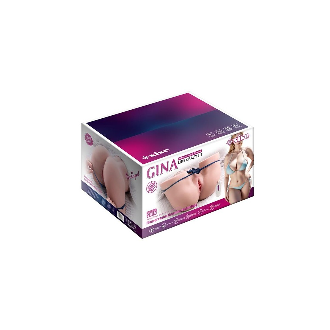 MASTURBATORE BACINO REALISTICO DI DONNA CON...